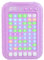 Kids Game Console, Handheld Travel Games, 6.02x4.33x1.57 inches, Electronic Training Machine, Lightweight Retro Design for Road Trips, Birthday , Pink, Blue, White and Purple