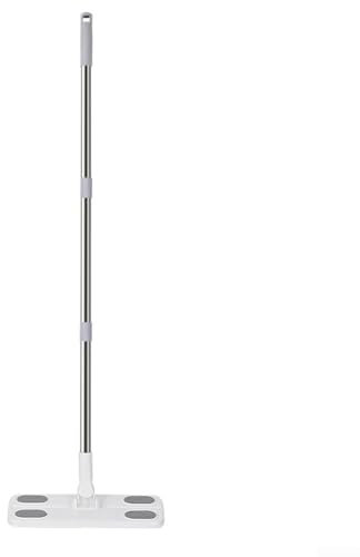 Sumsoctober Kehrmopps Antistatische Staubentfernung Mops mit trockenen Feuchttüchern Hände Flachbodenreiniger Nachfüllpapier Vakuum Mops System für Zuhause Holz Laminat Fliesen Reinigung