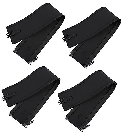 KICHOUSE 4 Pezzi Manicotti Protettivi per Neoprene Coperture Resistenti per Elettrici e Caricatori Organizzatori