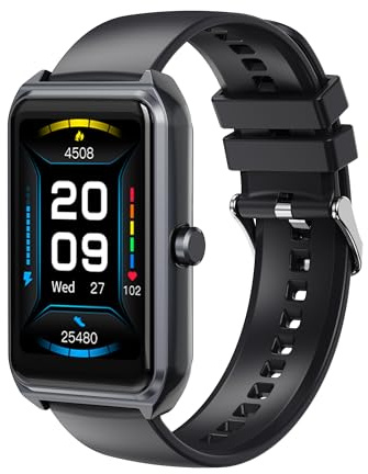 Slevnyen Smart Watch for Men Women (Answer/Make Calls), 1.57 HD, Heart Rate & SpO2 & Sleep Monitor, 100+ Sports Modes, IP68 Waterproof, Smartwatch Fitness Activity Tracker for Android, for iOS