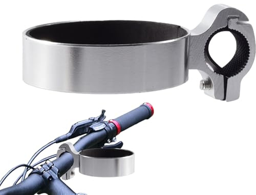 Porte-bidon de vélo - Support de Guidon en d'aluminium, Fixation sécurisée pour Boisson, café, Lait, thé, Cadre léger et | Accessoire Pratique pour Cyclistes, balades, déplacements, vo
