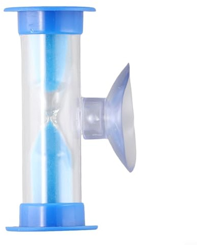 Filteilect Minuteur de douche de 3 minutes avec sablier pour enfants et adultes, ventouse pour salle de bain, économie d'eau, pas besoin de piles