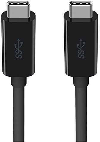 Belkin - Câble USB-C 3.0 - 5 Gbps, 4K, 100 W - 2M - Noir (Certifié USB-IF) F2CU049bt2M-BLK