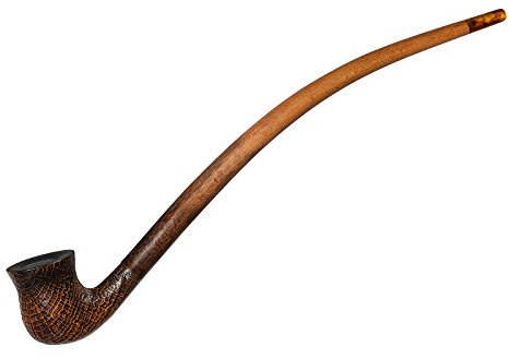 Herr der Ringe Auenland Pfeife Balbor sandgestrahlt Fans Handarbeit von Vauen 35cm braun