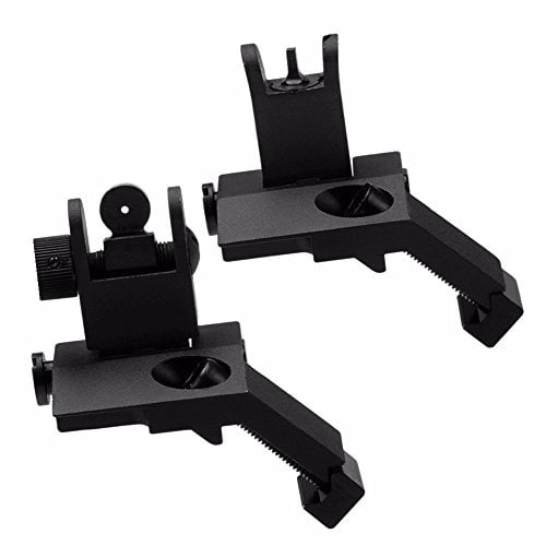 Tactical AR15 AR 15 AR-15 vorne und hinten hochklappen 45 Offset Grad schnellen Übergang Backup Iron Sight