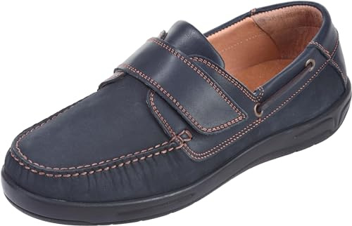 Cosyfeet Woody - Extra Wide Men's Shoes - 3H Width Navy