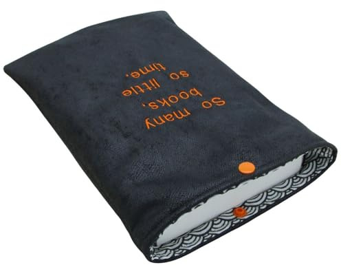 Protège livre liseuse handmade à personnaliser, housse protection 6 formats en tissu simili cuir ou coton jeans