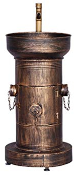 F-HOME Lavabo Lavabo De Estilo Industrial Retro Creativo Restaurante Bar Baño Vanidad (Color : Purple Copper)