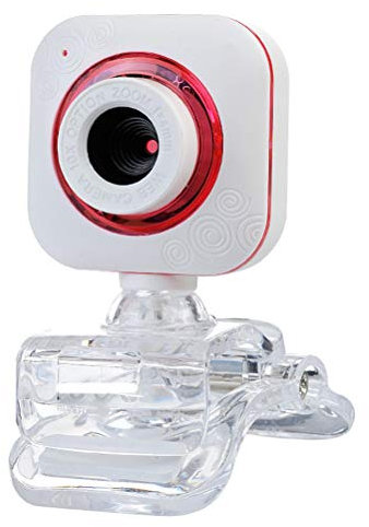 KUANDARMX HD 480P Pro webcam, 30fps video call and recording, clear stereo microphone, FaceTime, Skype, zoom, tablet/laptop/PC/Macbook compatible, A