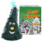Juguete eléctrico de árbol de Navidad, iluminación estrella oscilante árbol de Navidad juguete decoración del hogar para cumpleaños día de Navidad(árbol de Navidad de 15 cm con luz y estrella)