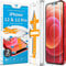 Power Theory Protector Pantalla para iPhone 12/iPhone 12 Pro [2 piezas] Cristal Templado Ultrafino (0.33mm), Vidrio Ultraresistente (Dureza 9H) con Kit de Instalación anti Burbujas