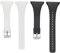 Huwokxix Armband Kompatibel mit Polar FT4/FT7,Verstellbares Silikon Sport Strap Ersatzband für Polar FT4/FT7 Watch (Schwarz + Weiß)