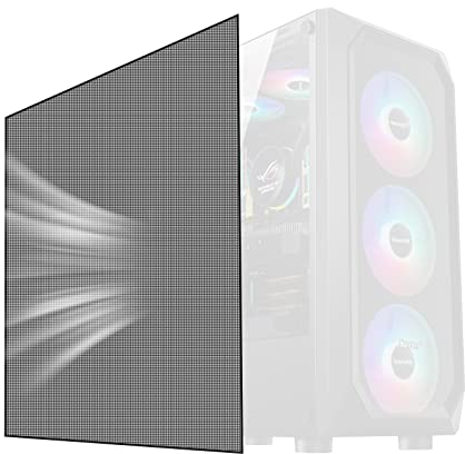 PC-Gehäuse und Lüfter, PVC, staubdicht, mit Magnetstreifen, für Computergehäuse, Lautsprecher und mehr, 500 x 500 mm