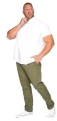 BadRhino Big & Tall Elasticated Waist Chinos - Men's - Plus Size Curve