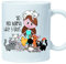 El Cajon Friki Taza (3 Gatos Chica) Tazas Originales de café y desayuno para Regalar a Amantes de los Gatos Yo Era Normal hace 3 gatos - Mujer - Cerámica 350 ml