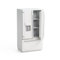 Odoria 1/12 Miniatura Frigo Frigorifero Accessori Cucina per Casa delle Bambole, Bianco