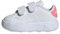 adidas Advantage Shoes Kids, Scarpe da Tennis Unisex - Bambini e Ragazzi, Cloud White Bliss Pink Core Black, 25 EU