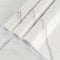 TOTIO Papier peint blanc marbré 80CMx8M surdimensionné Papier peint autocollant film pour meubles blanc ivoire Motif marbré brillant Autocollant pour meubles résistant à l'eau Papier