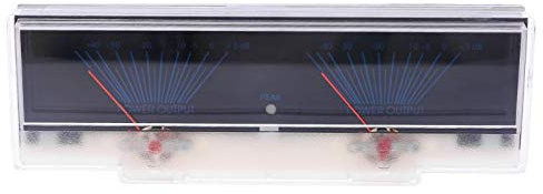 Blmirror VU Meter Audio Leistungs VerstäRker Panel Dual Analog Level DB Meter mit Hintergrund Beleuchtung