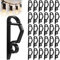 XIZAO Gutter Hooks Outdoor Light Clips Plastic Lights Hanger Hooks 70 Pcs String Lights Clip for Xmas Party Decoration