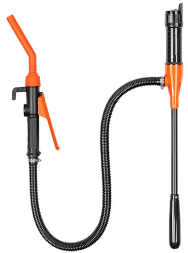Fuel Transfer Pump, Battery Water Pump, Portable Liquid Transfer Pump, Fuel Pump with Flow Control, Siphon Pump Kit for Gasoline, Diesel, Water, Fish Tank