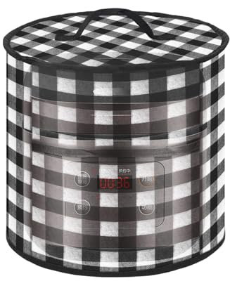 FmtwPhn Funda para olla arrocera, cubierta antipolvo resistente a los arañazos, funda plegable para electrodomésticos de cocina, protector portátil para freidora de aire, olla arrocera