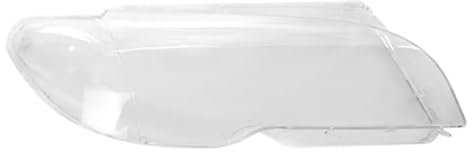 Lente de faro de coche compatible con BMW E46 Serie 3 2DR Coupé 2003-2006, pantalla de cristal, tapa de lámpara, carcasa de lámpara derecha