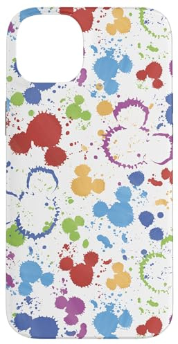 Disney Ink and Paint Mickey Mouse Icon Splat Pattern Hülle für iPhone 14 Plus