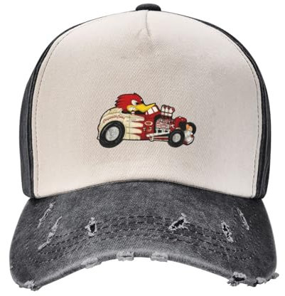 Mode Hip Hop Hut Baseball Kappen Sport Rodder Zeichen Outfits Unisex Stil Vintage Distressed Denim Gewaschen Ton Cams Speed Shop Mr.Horsepower