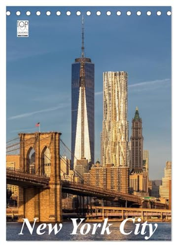 New York City (Tischkalender 2026 DIN A5 hoch), CALVENDO Monatskalender: Zwischenstopp in New York City (CALVENDO Orte)