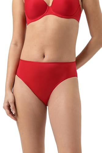 Mey Damen American Slip Flacher Bund Serie Joan | Taillensitz, Baumwolleinsatz, Elegantes Dessous-Material, Baumwolleinsatz, Gr. 36-46