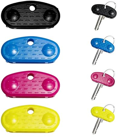 AFIODA Grip Key Turner Aid for Arthritis, Elderly, Disabled & Weak Hands | Ergonomic Key Holder, 2-Inch Lightweight Durable Handle for Limited Mobility & Dexterity Support, 4 Colours
