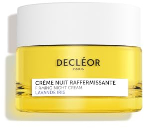 Decléor Firming Night Cream Lavender Iris 50ml – Anti-Falten Nachtcreme für das Gesicht, die Festigkeitsverlust Bekämpft, Falten Glättet und die Hautregeneration mit Tiefer Hydratation Unterstützt