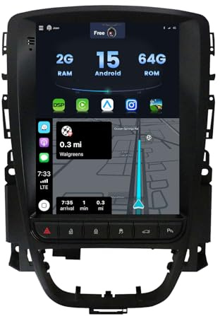 MISONDA (2G+64G) 9.7 IPS Android 15 Autoradio GPS Per Opel Astra J/Buick Excelle XT GT 2006-2016 Fotocamera gratuita Supporto DAB/Controllo volante/WiFi/BT/Carplay/Mirrorlink/RDS/USB