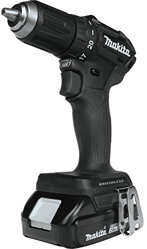 Makita XFD11R1B 18V LXT Lithium-Ion Sub-Compact Brushless Cordless 1/2 Driver-Drill Kit (2.0Ah)