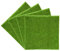 Yosoo Tapis de gazon artificiel Herbe en plastique pour intérieur et extérieur Gazon synthétique vert Décoration de maison 30cm*30cm, 2pcs