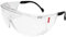 NITRAS Vision Protect OTG Schutzbrille - Überbrille mit UV-Schutz für Brillenträger - Passend für Erwachsene (Damen & Herren) - Klar (Transparent)