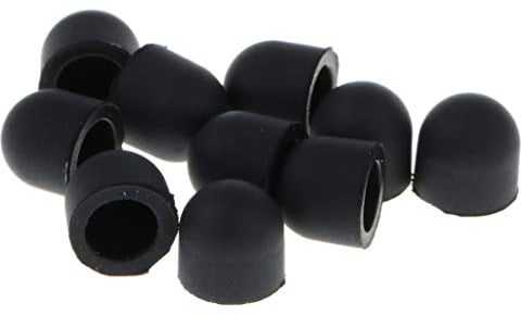 kesoto 10x Pointe de Stylet Précision Embouts pour Stylet Tactile - Noir (8.0mm)