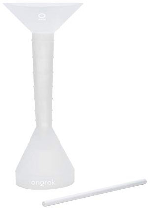 ONGROK Rolling Machine, 1 1/4 Size | Pre-Rolled Cone Loader Transparent Cone Filler Device w/Measuring Guide - Kit Includes Cone Packer Funnel Tube, and Packing Stick (1 1/4)