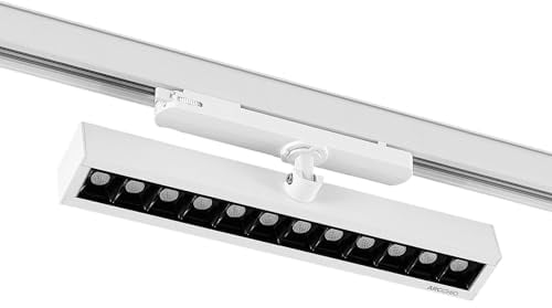 Arcchio LED Stromschienenstrahler Millay (Modern) in Weiß aus Aluminium (1 flammig,) Arbeitszimmerleuchte