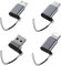 USB c auf Lig-htn-ing Adapter, Micro auf Micro Adaptre,USB auf USB C,kompatibel Type C auf I-O-S Anschluss, [4-teilig], tragbarer USB C Übertragung Schlüsselanhänger