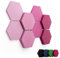 FENNEXT® Schallabsorber Akustikpaneele [8 Stk.] für spürbar reduzierte Geräusche I Modernes Akustikbild aus Hexagon Akustikplatten I Unbedenkliche Wand Paneele hergestellt in der EU I 3D Panels