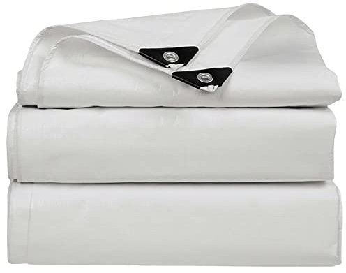 Abdeckplane Gewebeplane mit Ösen reißfest Schutzplane Bodenplane, Gartenplane Unterlegmatte Bodenschutzplane Allzweckplane Bootsplane Camping Poolplane Schutzplane Gartenmöbel (2m*2m|165g/m²)