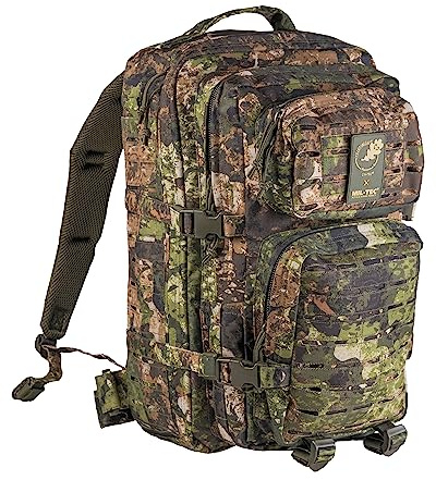 Mil-Tec US Assault Pack Laser Cut Tagesrucksack • Taktischer Militär Rucksack mit Laser-Cut MOLLE-System • Bundeswehr Rucksack, Wanderrucksack oder Reiserucksack für Outdoor, Camping & Einsatz