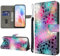 KEDBBAO Handyhülle für Motorola Edge 30 Neo Hülle Muster Klapphülle für Moto Edge 30 Neo Leder Tasche Case Magnet Motive Wallet Schutzhülle für Motorola Edge 30 Neo Hüllen, Ahornblatt