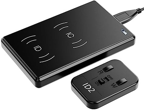 RGTTOTG Lector inteligente CDS Copiadora de llaves grabable, copiadora de tarjetas IC de identificación, lector NFC, lector NFC de frecuencia de 125 KHz, escritor, programador de tarjetas USB para