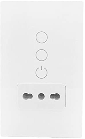Eighosee Tuya Wifi Smart Interruptor de Luz Enchufe de Pared Salida de Chile Enchufe de Panel de Vidrio Control Remoto Inteligente para