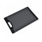 GREENADSCAPE Tabla De Cortar Tajo Rectangular Bloque De Corte De Carnicero Tablas De Cortar Tabla para Cortar Alimentos Tabla para Cortar Frutas Black