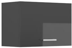 Vicco Hängeschrank R-Line, hängender Küchenschrank, Anthrazit Hochglanz, 60 cm Flach