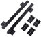 NUOBESTY Desk Keyboard Drawer Slides in Solid Steel Ultra- -Close and Material